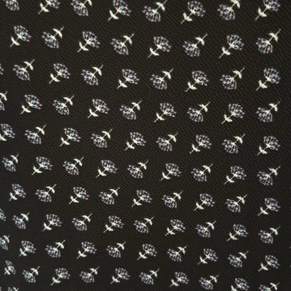 Black floral LuLaRoe dress with pockets and back zipper. Size medium. - Picture 3 of 3